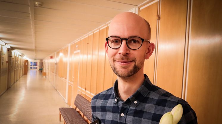 Läkaren Martin Windling är årets handledare 2019 i Skellefteå. Foto: Per Strömbro/Region Västerbotten