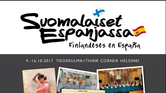 Exhibition Suomalaiset Espanjassa (Finlandeses en España) at Think Corner in Helsinki