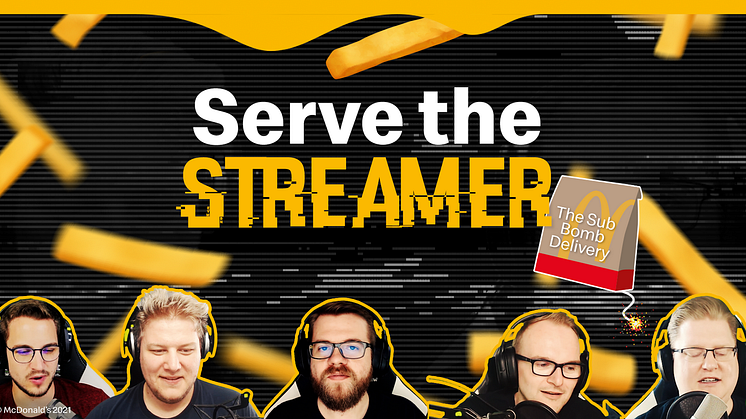 McDonald’s und Let’s Play-Quintett PietSmiet überraschen gemeinsam kleine Streamer auf Twitch