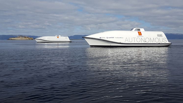 High res image - Kongsberg Maritime - Hull to Hull - Ocean Space Drones 1 and 2