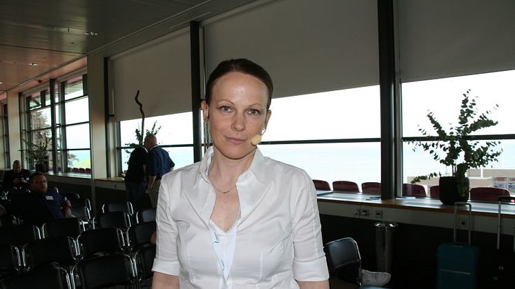Kajsa Ryttberg-Wallgren är ansvarig för vätgas- och järndivisionen, på H2 Green Steel. Den gröna vätgasen får en avgörande betydelse, då åtta procent av dagens koldioxidutsläpp kommer från stålindustrin. Bild: Marie Louise Aaröe