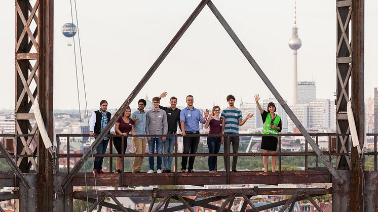 Besichtigungstour neben der kreativen Arbeit auf dem EUREF-Campus 