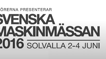 Svenska Maskinmässan - besök Volvo och Swecon på Solvalla 2-4 juni 2016
