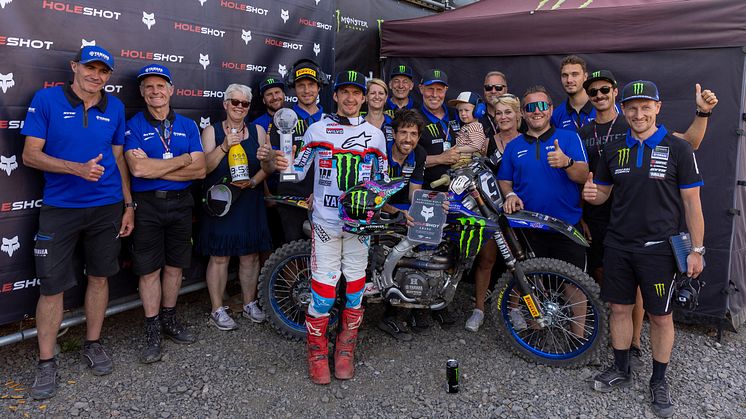  MXGP：3位／優勝で総合2位となった#91 ジェレミー・シーワー（YZ450FM）