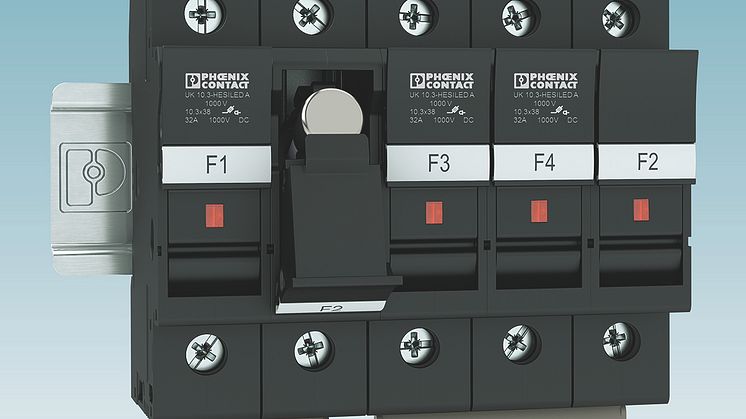 Fuse terminal blocks up to 1000 V