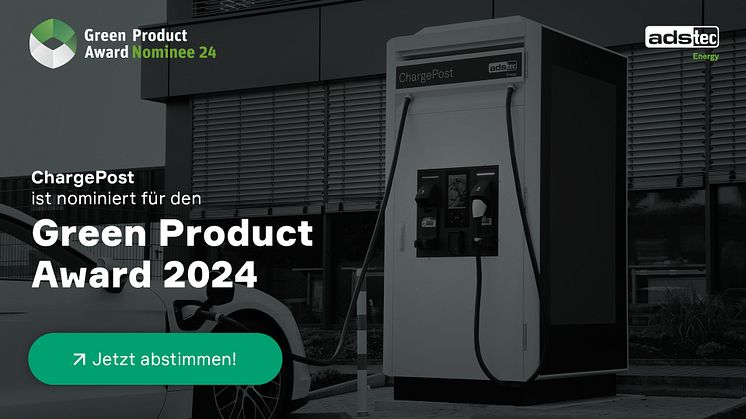 Green Product Awards 2024 –  Wir sind nominiert