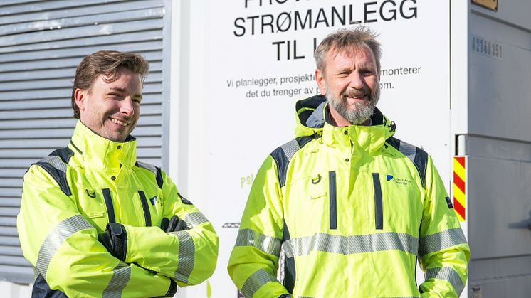 Olav Haga og Frank Sagvik i Akershus Energi har jobbet fram det nye konseptet for tungbillalding.