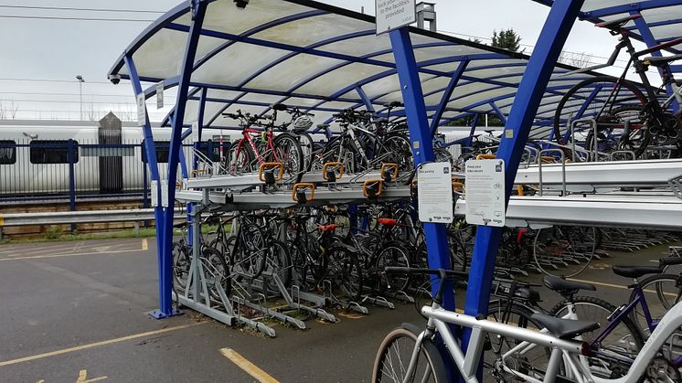 Improvements will be made to cycle storage at Harpenden station - MORE IMAGES AVAILABLE TO DOWNLOAD BELOW