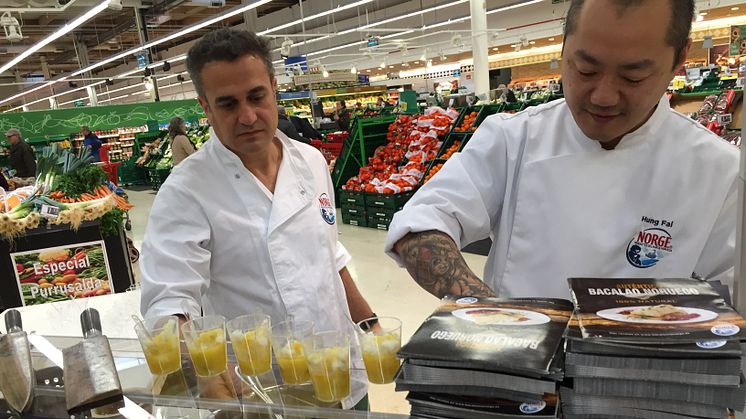 Los amantes del mejor pescado descubren el Bacalao Fresco Noruego en Eroski