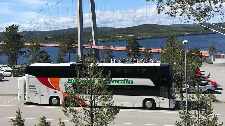 Byberg Nordin är en av de drivande entreprenörerna bakom Världsarvsbussen.