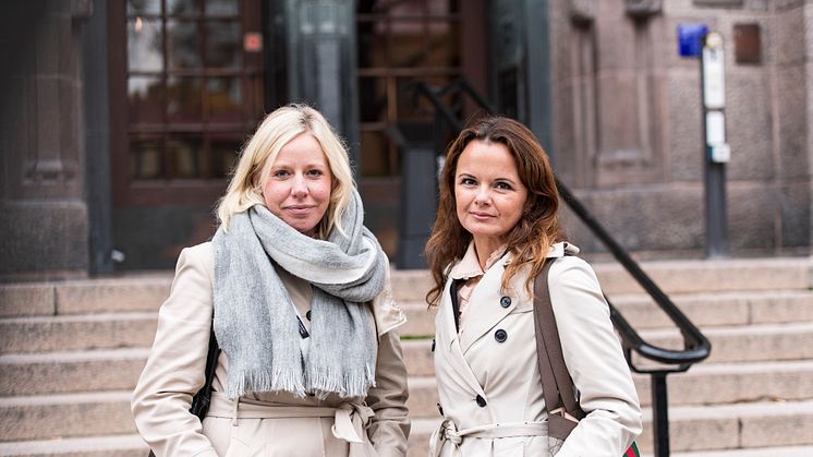 Madeleine Sundell, Frälsningsarmén, och Silvia Ingolfsdottir Åkermark, Brottsbyrån.
