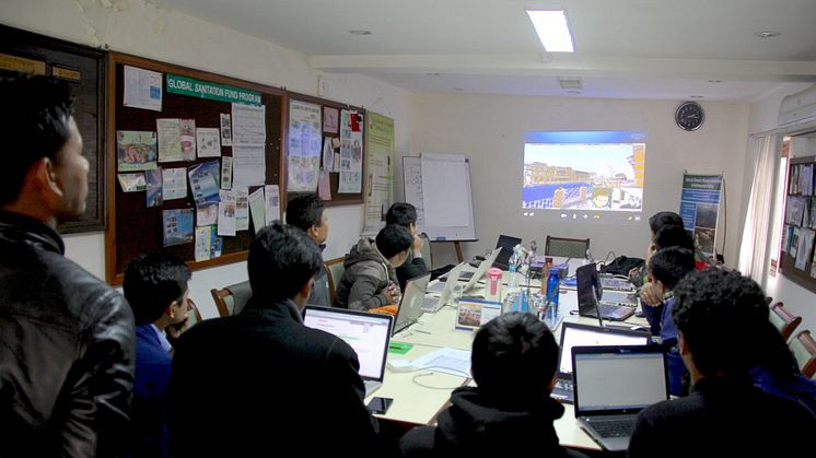 Minecraft-workshop i Nepal
