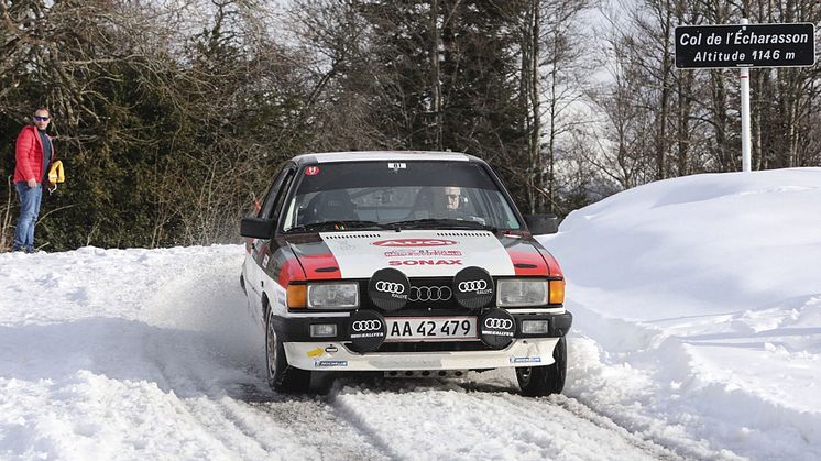 Topplacering til Audi-mandskabet i årets Rallye Monte-Carlo