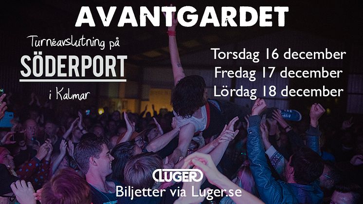 Avantgardet avslutar året med tre spelningar på hemmaplan