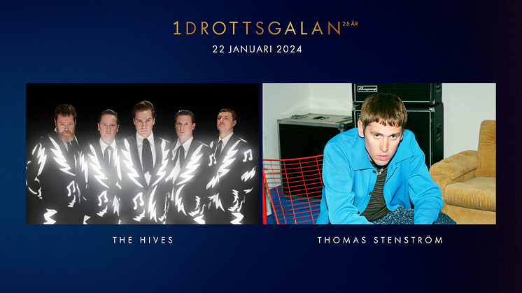 The Hives och Thomas Stenström klara för Idrottsgalan 2024