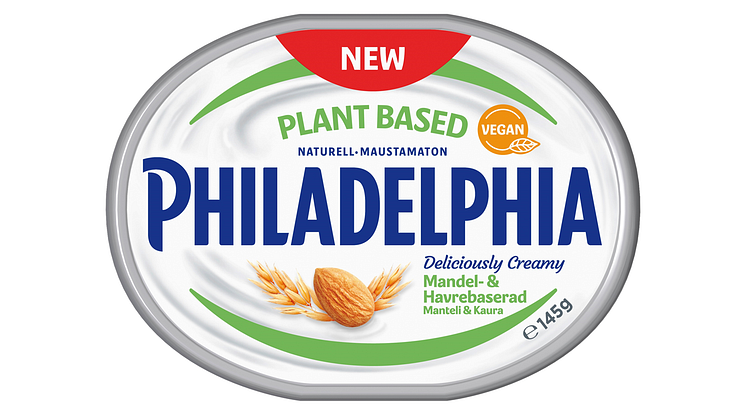 Mondelēz Sverige lanserar Philadelphia Plant Based – Helt växtbaserad och lika god som Originalet.