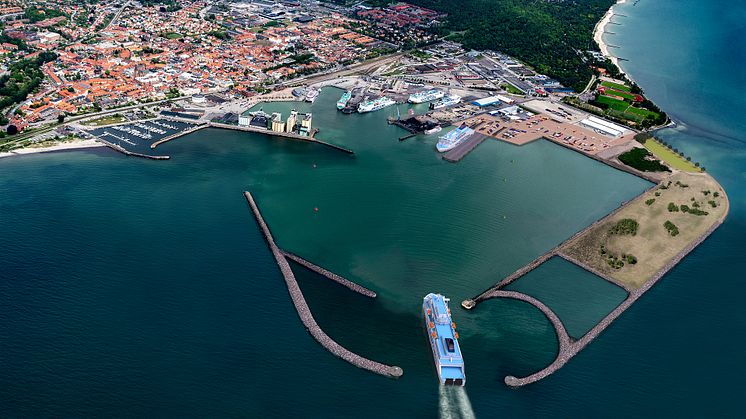 Ystad Hamn är Sveriges tredje största hamn för färjepassagerare och landets femte största när det gäller lastfordon. Hamnen hanterar årligen över två miljoner passagerare och 300 000 lastbilar och trailers.