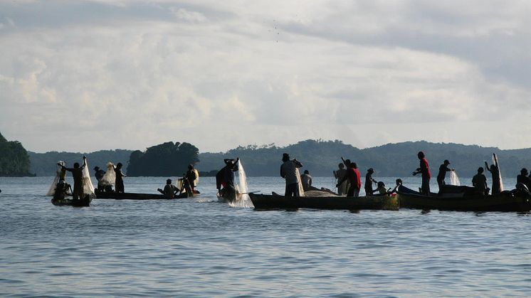 Rama-fiskere i Nicaragua