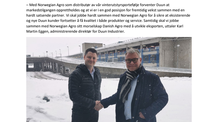 ​Duun til Norwegian Agro