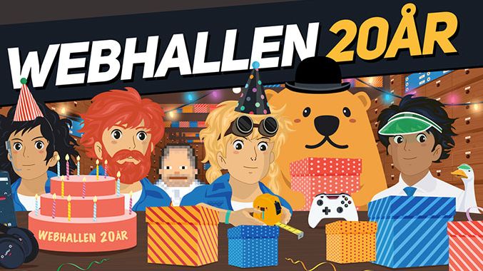 Webhallen firar 20 år 5:e februari