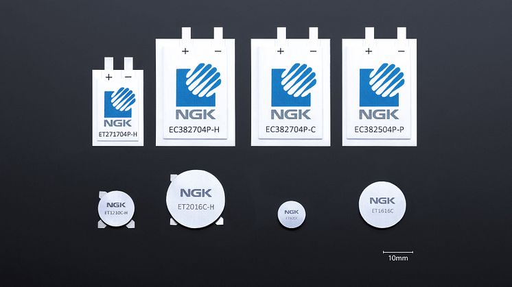 Chip-type ceramic rechargeable battery EnerCera battery series