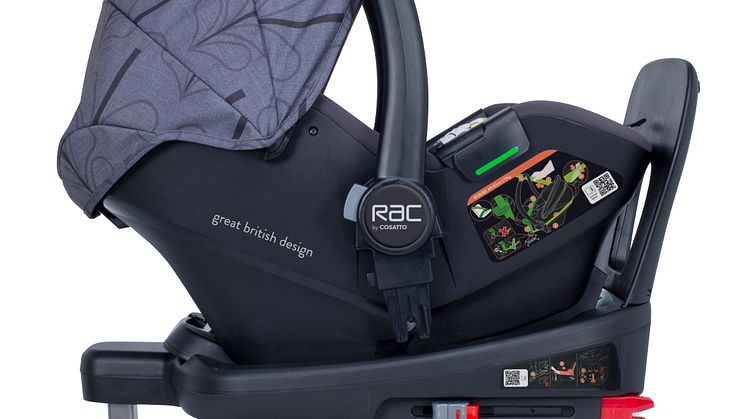 RAC Port i-size car seat - Fika Forest design