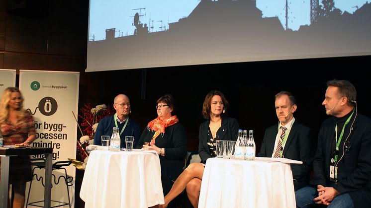 Bostadspolitisk debatt på Samhällsbyggarforum