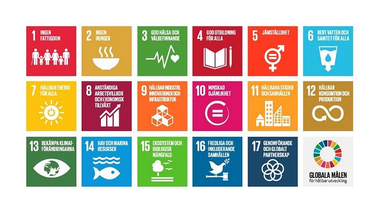 2015 antog FN:s 193 medlemsstater 17 nya globala hållbarhetsmål för en ekonomiskt, socialt och miljömässigt hållbar utveckling samt att verka för att de uppnås till 2030. 