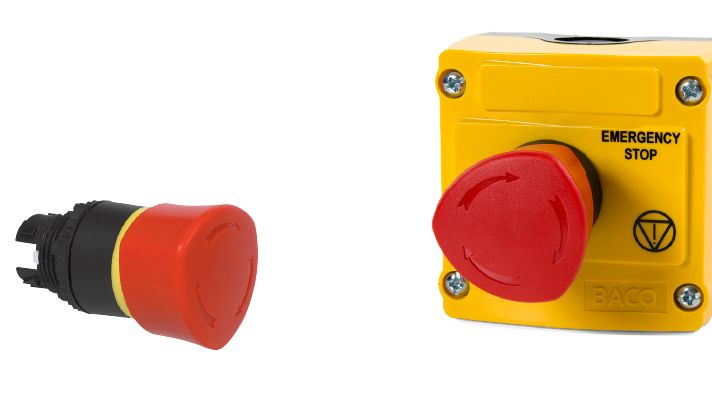 Designad säkerhet med nödstopp från Baco