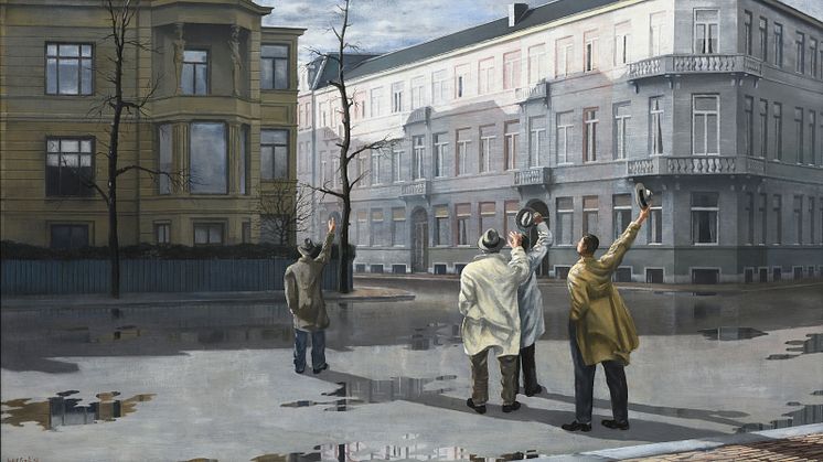 Carel Willink, Zeppelinaren, 1933, Museum MORE, Gorssel, foto: Peter Cox, © Carel Willink/Bildupphovsrätt 2021.