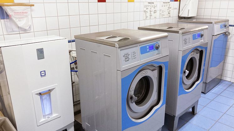 Bostadsbolagets hyresgäster tvättar miljövänligt med ny teknik