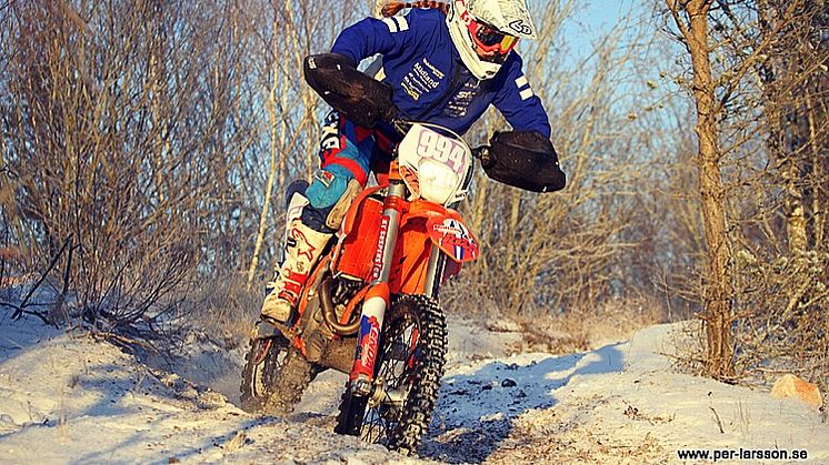 Johanna tog hem årets första seger i Enduro.