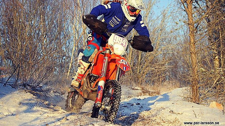 Johanna tog hem årets första seger i Enduro.