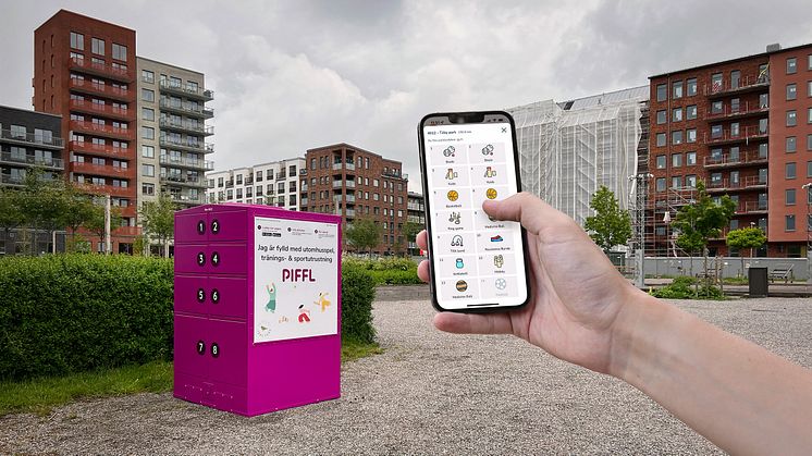 Piffl förenklar spontan aktivitet och rörelse i Täby Park