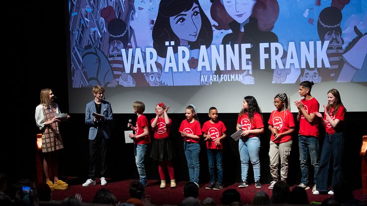 Foto av Carla Orrego Veliz, från Stockholms filmfestival Juniors prisutdelning 2022