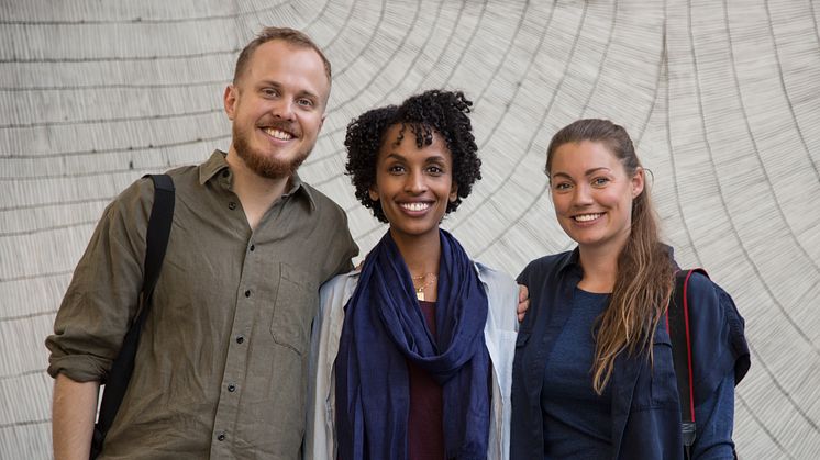 Olle Öberg, Monna Abdela Ali och Marianne Bergseth – KLM:s jorden-runt-reportrar 