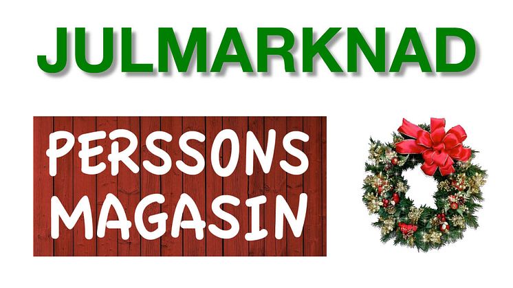 Julmarknad på Perssons Magasin i Västra Löa