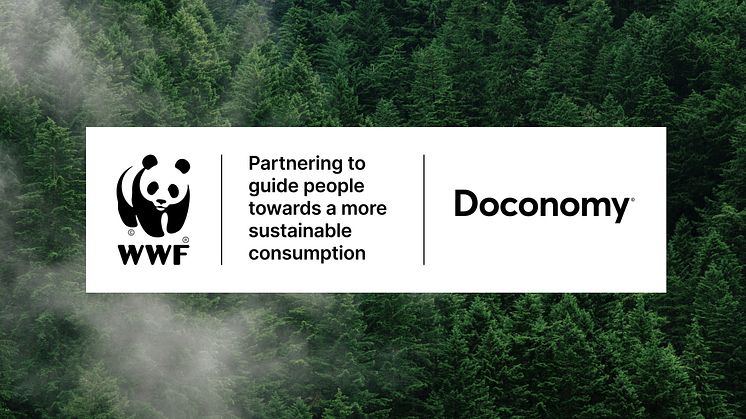 Doconomy and WWF in strategic partnership to inform, encourage and guide people towards a sustainable lifestyle