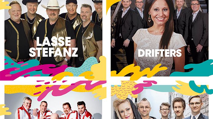 Lasse Stefanz, Drifters, Larz-Kristerz & Blender m.fl. till Malmöfestivalen!