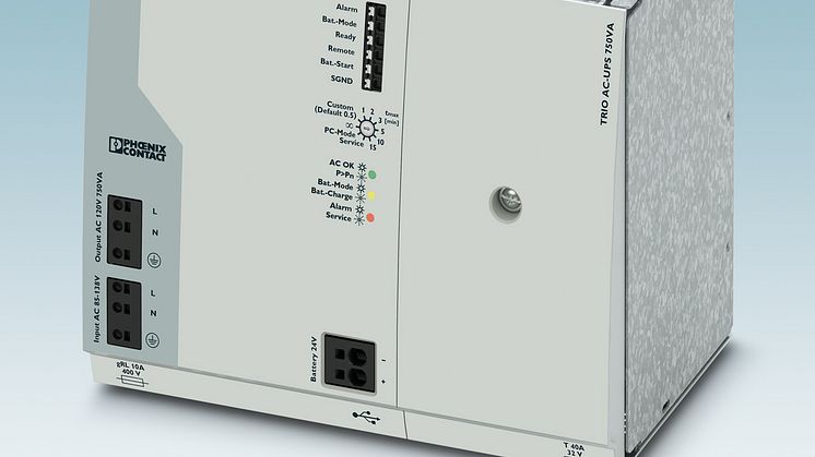 Ny AC strømforsyninger med integreret energilager