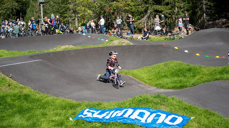 Norwegian Pumptrack Series går av stabelen i Trysil pinsehelga. Foto: Jonas Sjögren