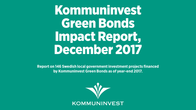 Kommuninvest Green Bonds Impact Report, dec 2017