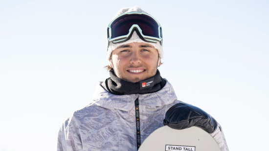 Gabriel Almqvist är på plats i Kreischberg och världscupen i big air. Foto: Daniel Rönnbäck