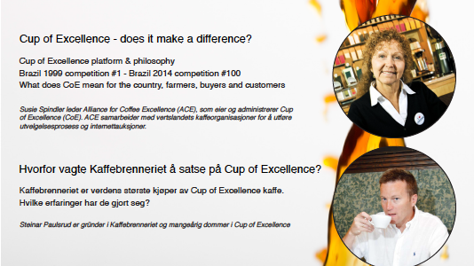 Frokostmøte: Cup of Excellence - does it make a difference?