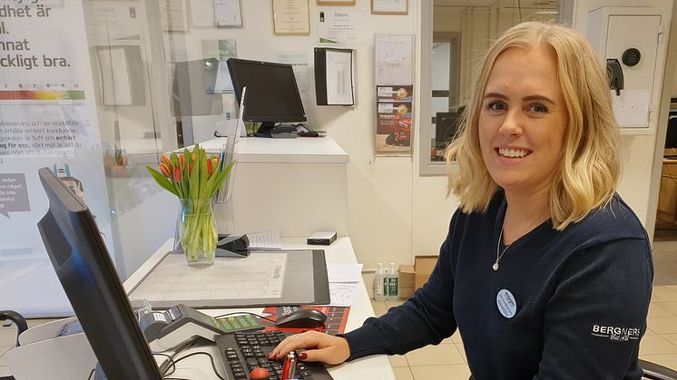 Alexandra bokade över 30 servicar på lördagen.