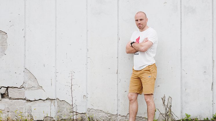 Mark O. Madsens liv handler om brydning og ikke mindst om, hvordan han kan bliver bedre. (Foto: Sarah Bender/Danske Fodterapeuter)