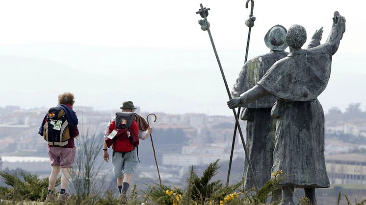 Monte do Gozo i Santiago de Compostela, Galicien