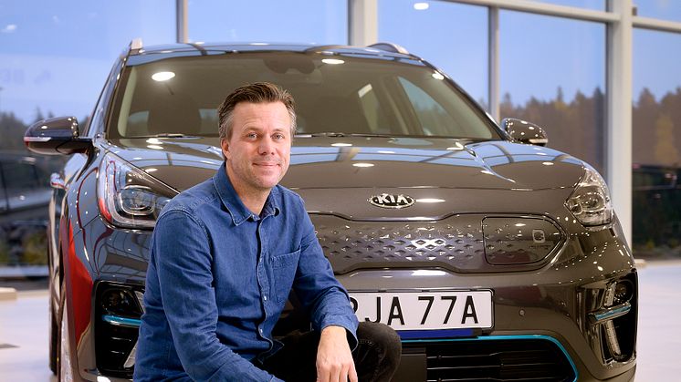 Jonas Nilsson, marknadschef Kia Motors Sweden