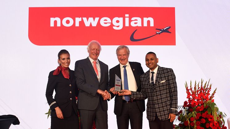 Norwegian får ännu ett internationellt pris – utsett till årets flygbolag