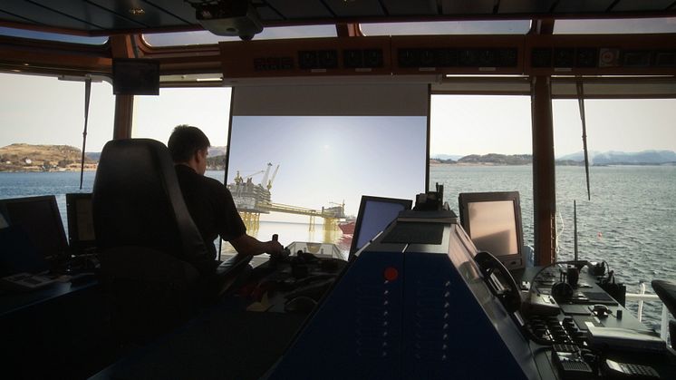 Hi-res image - Kongsberg Maritime - OTS allows users to control a real vessel under DP